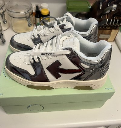 Off White Mirror Sneakers