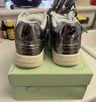 Off White Mirror Sneakers