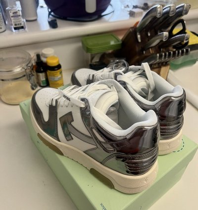 Off White Mirror Sneakers