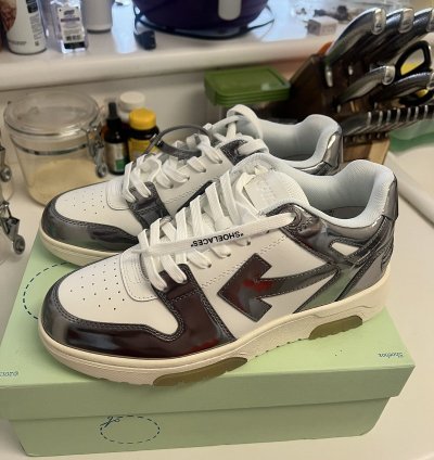 Off White Mirror Sneakers