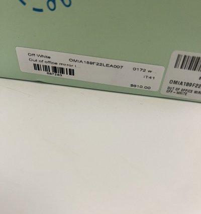 Off White Mirror Sneakers