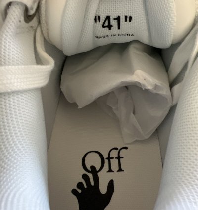 Off White Mirror Sneakers