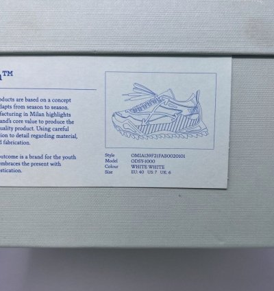 Off White Odsy 1000 White-blue Marble