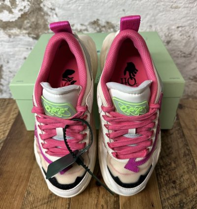 Off White Odsy-1000 Pink White Low Top Sneaker Size 6 5 New