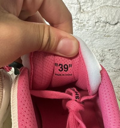 Off White Odsy-1000 Pink White Low Top Sneaker Size 6 5 New