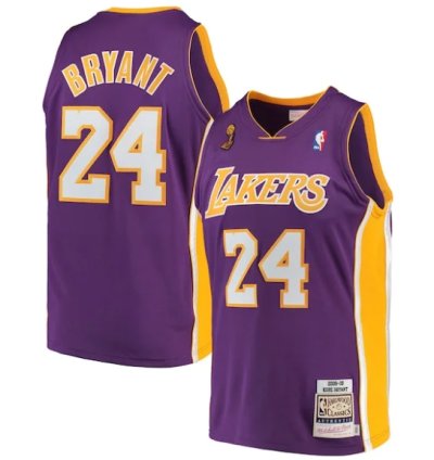 Kobe Bryant Los Angeles Lakers 200809 Hardwood Classics Authentic Jersey - Purple