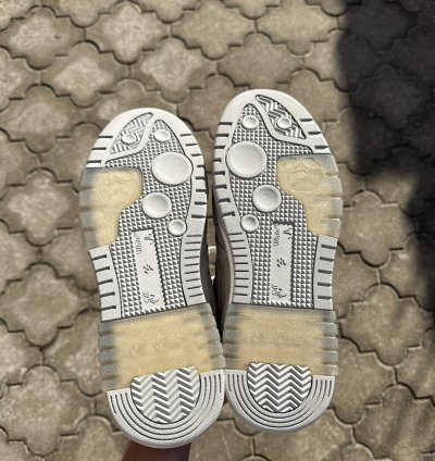 Off White Out Of Office Cow Suede Sneakers