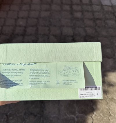 Off White Out Of Office Cow Suede Sneakers