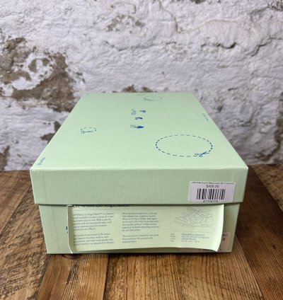 Off White Out Of Office Green Spellout Sneaker Size 11 New
