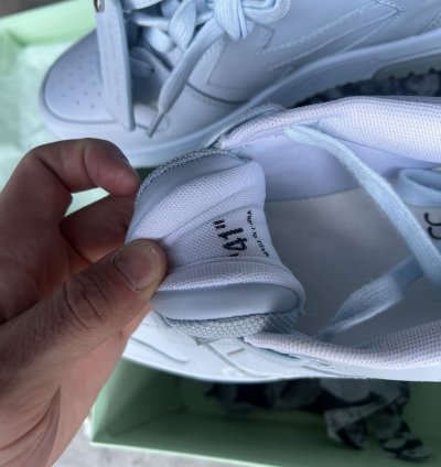 Off White Out Of Office Low Size 41 Pastel Blue
