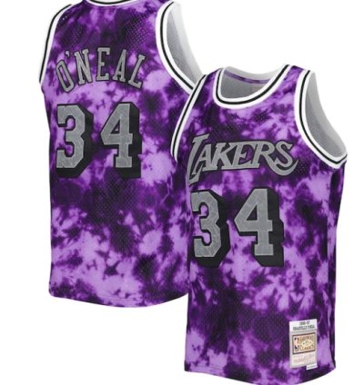 Shaquille Oneal Los Angeles Lakers 199697 Galaxy Swingman Jersey - Purple