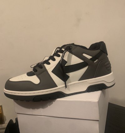 Off White Out Of Office Ooo Low Tops White Black Grey
