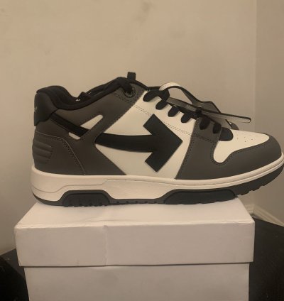 Off White Out Of Office Ooo Low Tops White Black Grey