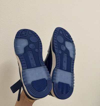 Off White Out Of Office Patent Leath Blue