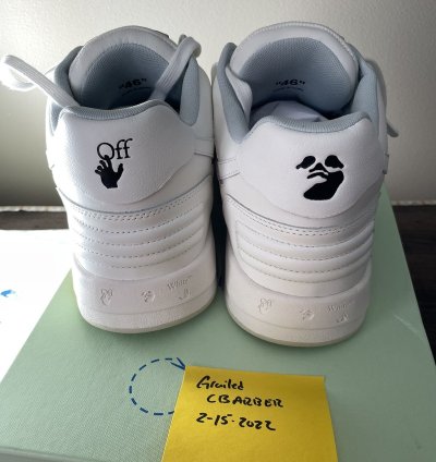 Off White Out Of Office Shoes Last Price Drop