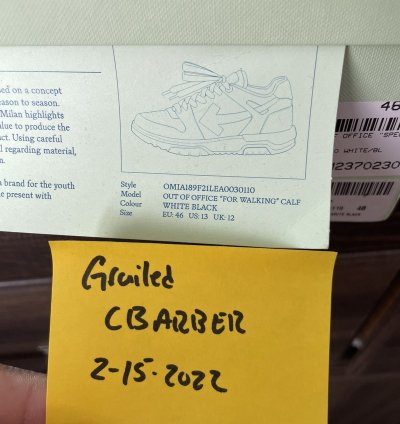Off White Out Of Office Shoes Last Price Drop