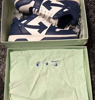 Off White Out Of Office Sneaker Navy