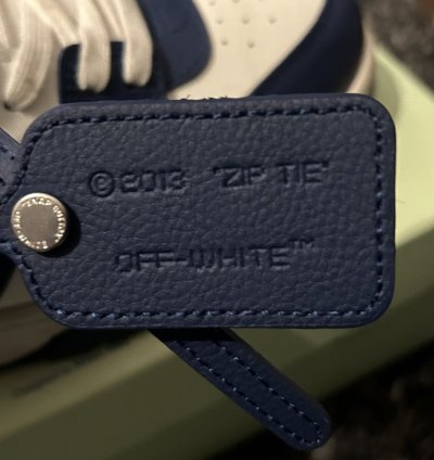 Off White Out Of Office Sneaker Navy