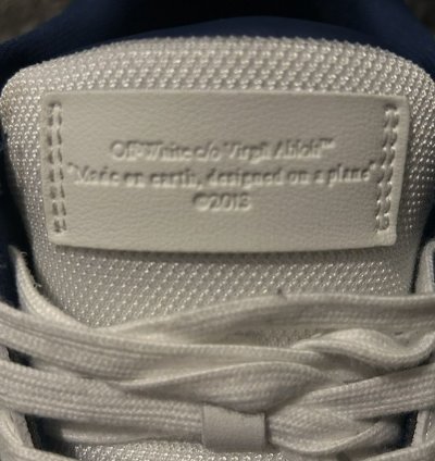 Off White Out Of Office Sneaker Navy