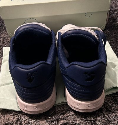 Off White Out Of Office Sneaker Navy