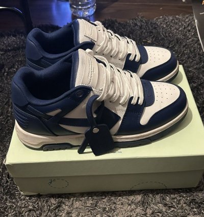 Off White Out Of Office Sneaker Navy