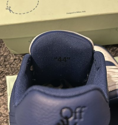 Off White Out Of Office Sneaker Navy