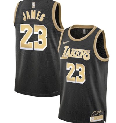 Lebron James Los Angeles Lakers Nike Unisex Select Series Swingman Jersey Black