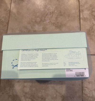 Off White Out The Office Shoes Very Rare