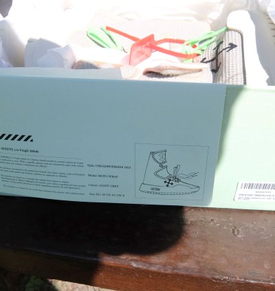 Off White Sneakers 42 Grey High Top Shoe Shoes Sneaker