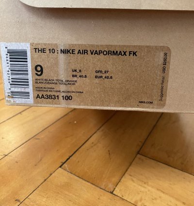 Off White Vapor Max