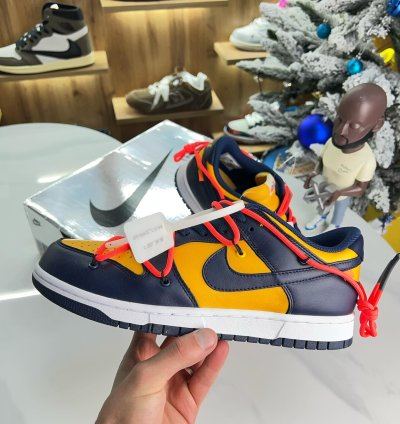 Nike Dunk Low X Off-white University Gold