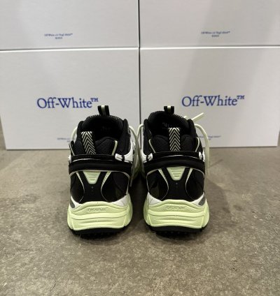Off-white - Be Right Back Sneakers Black Lime