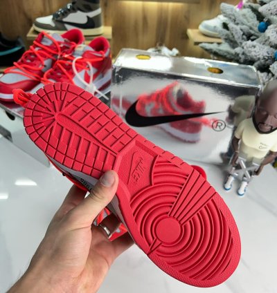 Off-white X Nike Dunk Low University Red