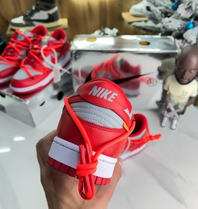 Off-white X Nike Dunk Low University Red