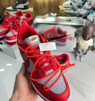 Off-white X Nike Dunk Low University Red