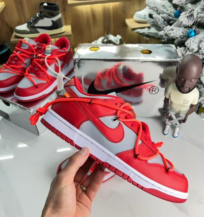 Off-white X Nike Dunk Low University Red