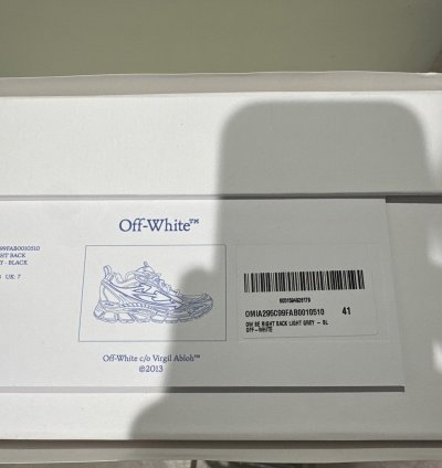 Off-white - Be Right Back Sneakers Light Grey Black