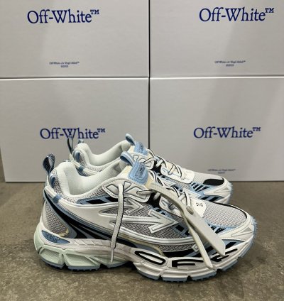 Off-white - Be Right Back Sneakers White Light Blue