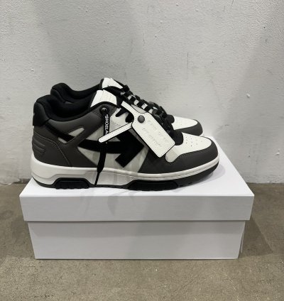 Off-white - Out Of Office Dark Grey Black Sneakers