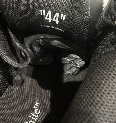 Off-white - Out Of Office Dark Grey Black Sneakers