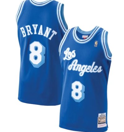 Los Angeles Lakers Kobe Bryant Royal 1996-97 Hardwood Classics Authentic Player Jersey
