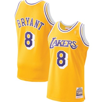 Los Angeles Lakers Kobe Bryant Royal 1996-97 Hardwood Classics Authentic Player Jersey Gold