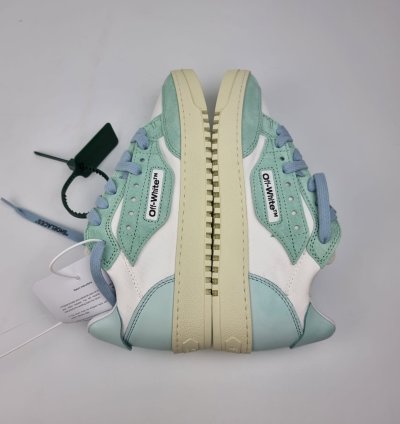 Off-white 5 0 White And Blue Sneakers New Fw22 38