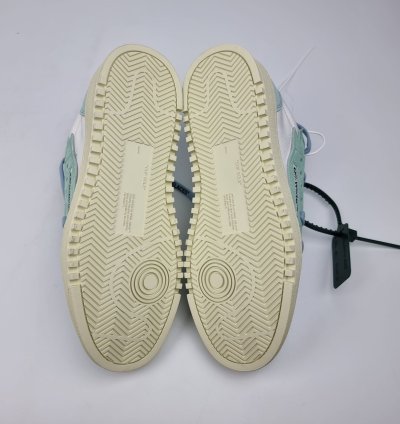 Off-white 5 0 White And Blue Sneakers New Fw22 38
