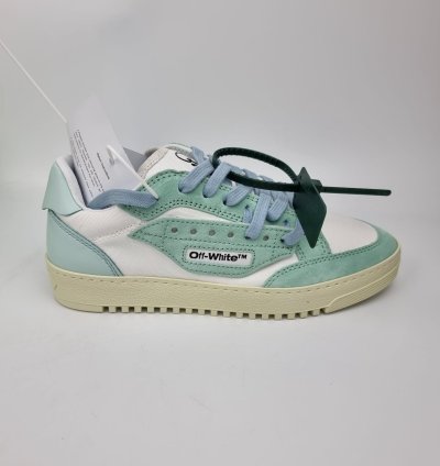 Off-white 5 0 White And Blue Sneakers New Fw22 38