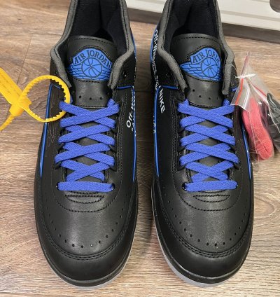 Off-white Air Jordan 2 Retro Low Black Sp Size 11 5
