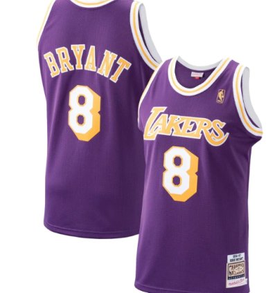 Los Angeles Lakers Kobe Bryant Royal 1996-97 Hardwood Classics Authentic Player Jersey Purple