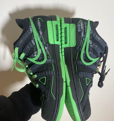 Off-white Air Rubber Dunk Green Strike