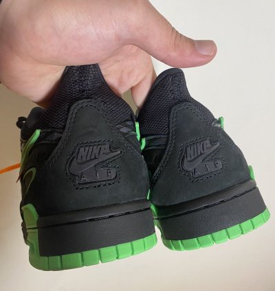 Off-white Air Rubber Dunk Green Strike