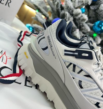 Moncler Trailgrip Gtx Silver White